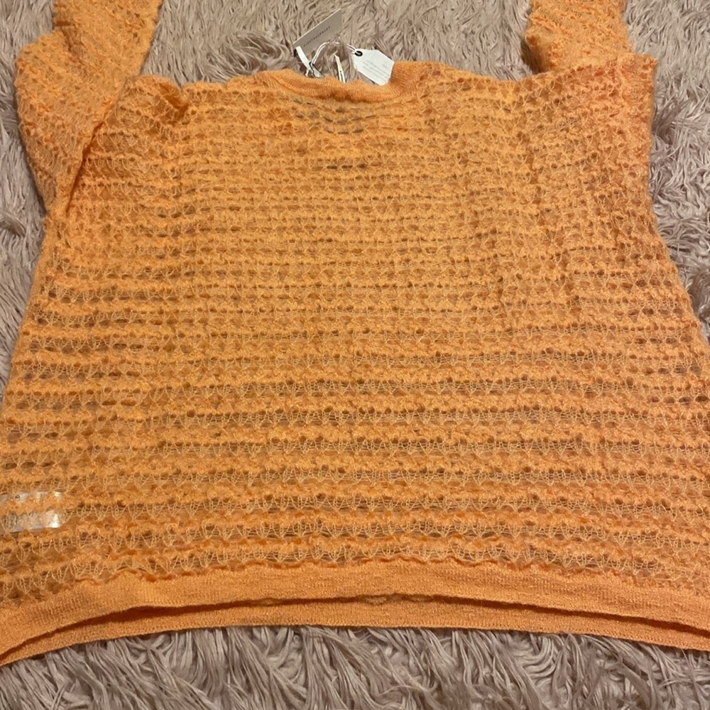 NWT Anthropologie Pilcro Wool Blend Open Stitch Sweater - Picture 14 of 14